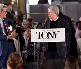 André Bishop accepts a Special Tony Award for Lifetime Achievement